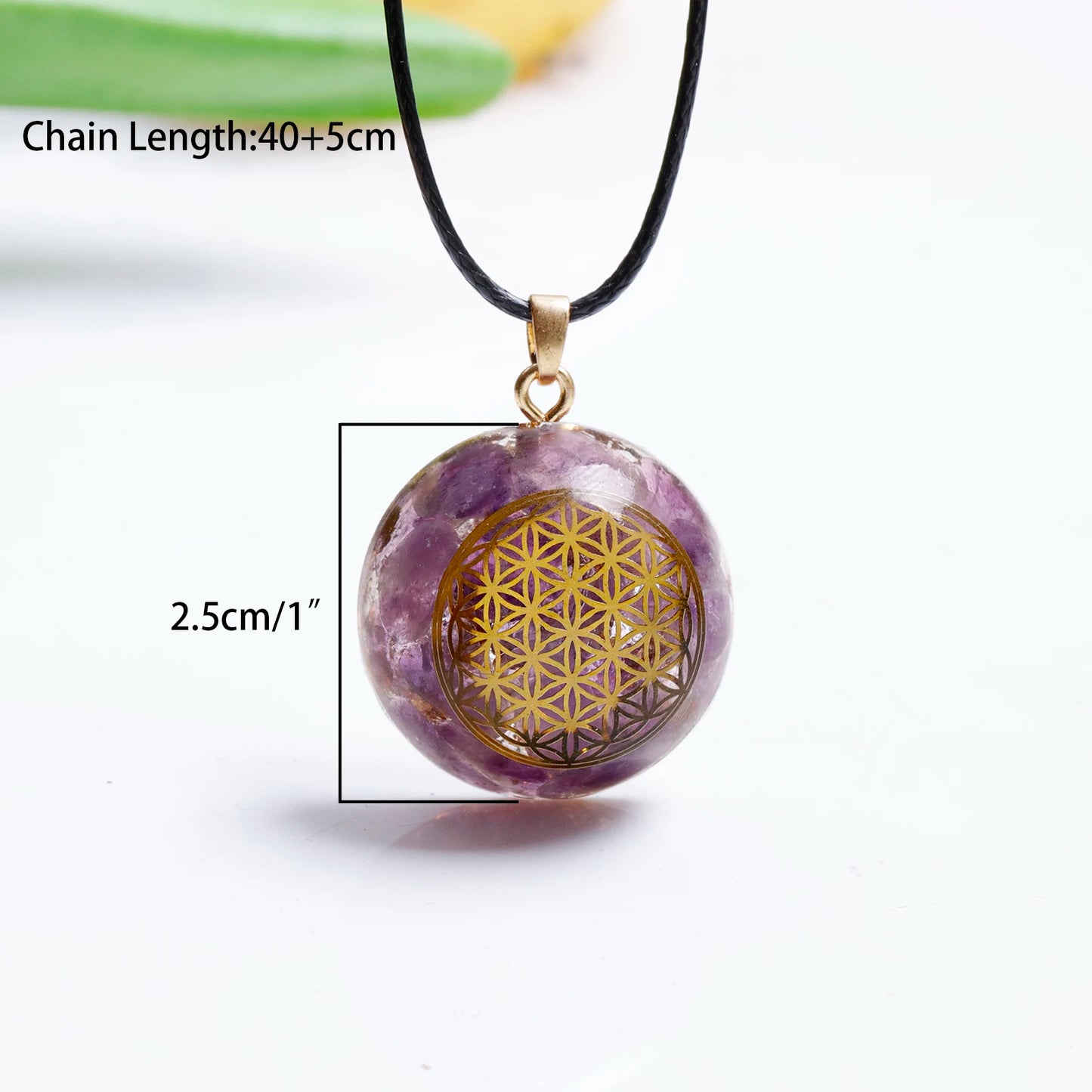 Rodin Coil &Opal Orgone Pendant Necklace , Blue glass pendant jewelry, Chakra Balancing, Adjustable Chain