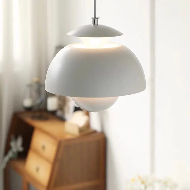 Modern Flower Bud Pendant Lamp Bedroom Bedside Study Bathroom Restaurant Bar Counter Led Hanging Light Lighting Home Decoration