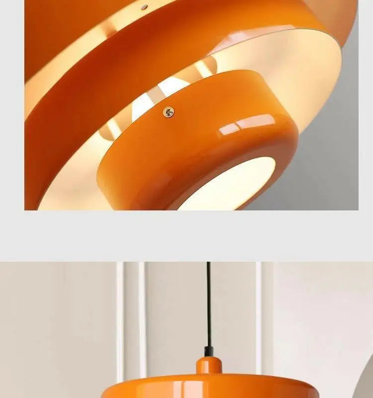 Pendant Acrylic Lamp Restaurant Simple Modern Creative Multi-layer Decoration Retro Color
