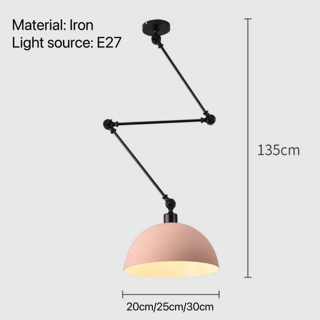 Nordic Modern Retractable Chandelier Restaurant Kitchen Living Room Bedroom Island Lamp Dining Room Home Decor Hanging Lighting