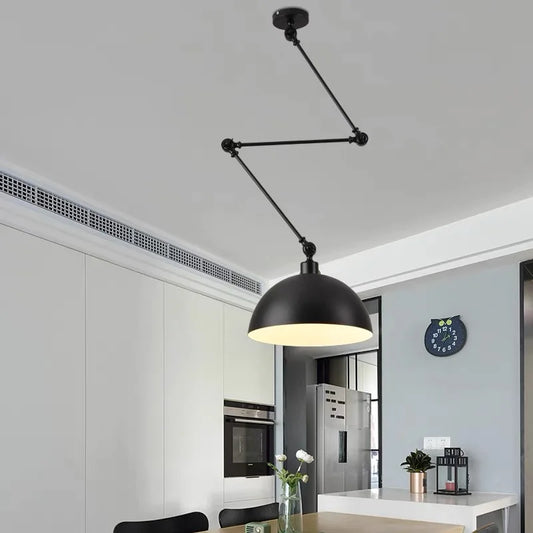 Nordic Modern Retractable Chandelier Restaurant Kitchen Living Room Bedroom Island Lamp Dining Room Home Decor Hanging Lighting