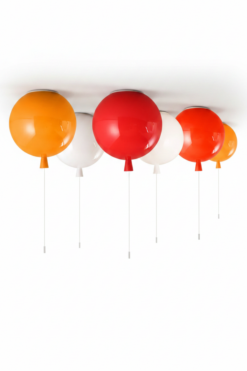 Fashion Balloon Lamps Ceiling Lights Colorful Baby Child Room Lamp Dining Room Bedroom Bedside Aisle Balcony Light Lamparas