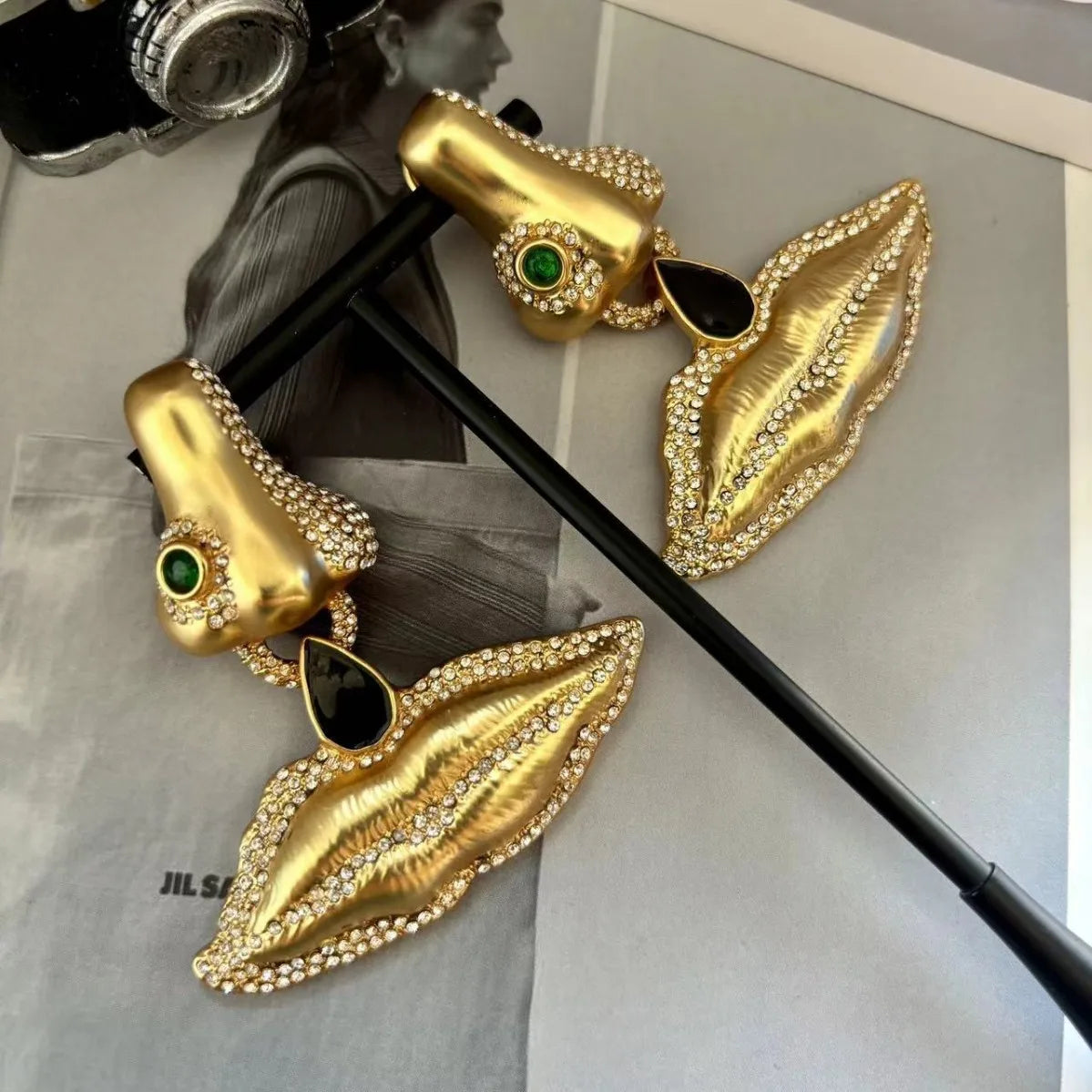 Exaggerated and Sexy Facial Features Series Exquisite Eye Earrings