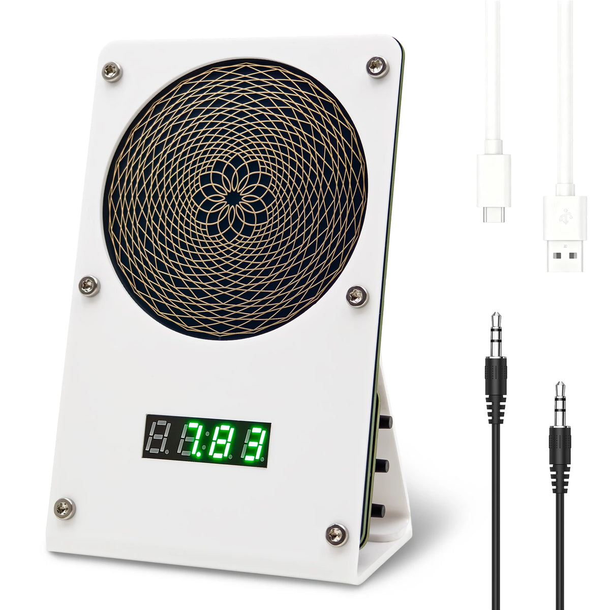 SMDTD16 Desktop Vertical Schumann Resonance Generator Adjustable 7.83 O.O1hz-9999hz Grounding Frequency Earth Frequency
