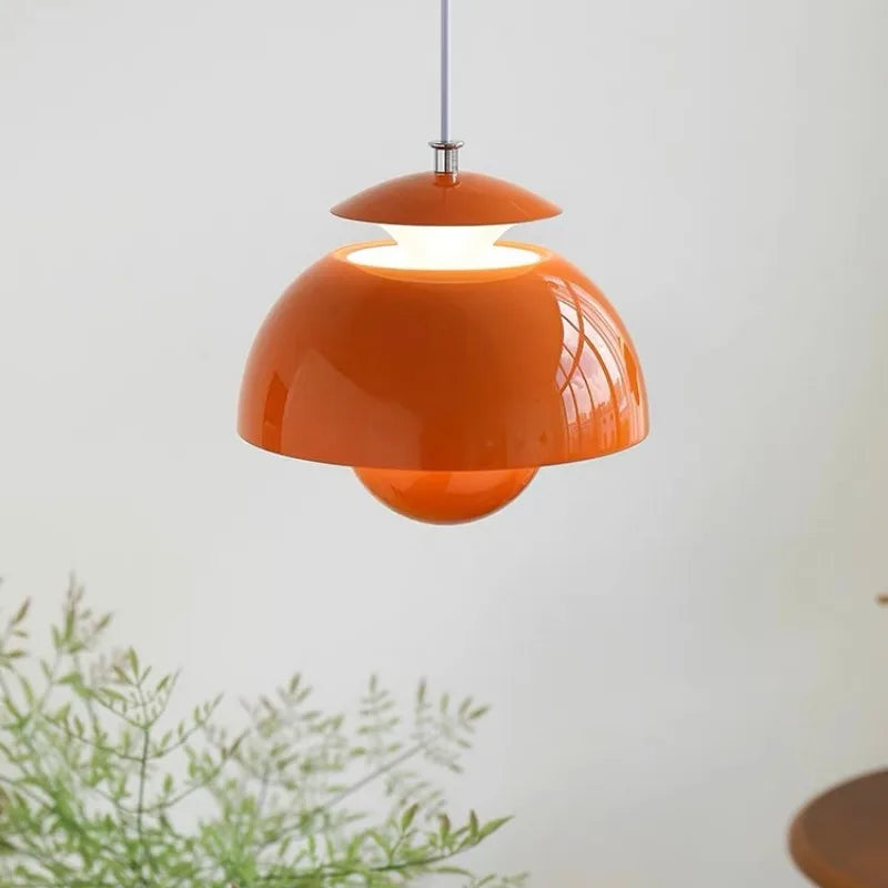 Modern Flower Bud Pendant Lamp Bedroom Bedside Study Bathroom Restaurant Bar Counter Led Hanging Light Lighting Home Decoration