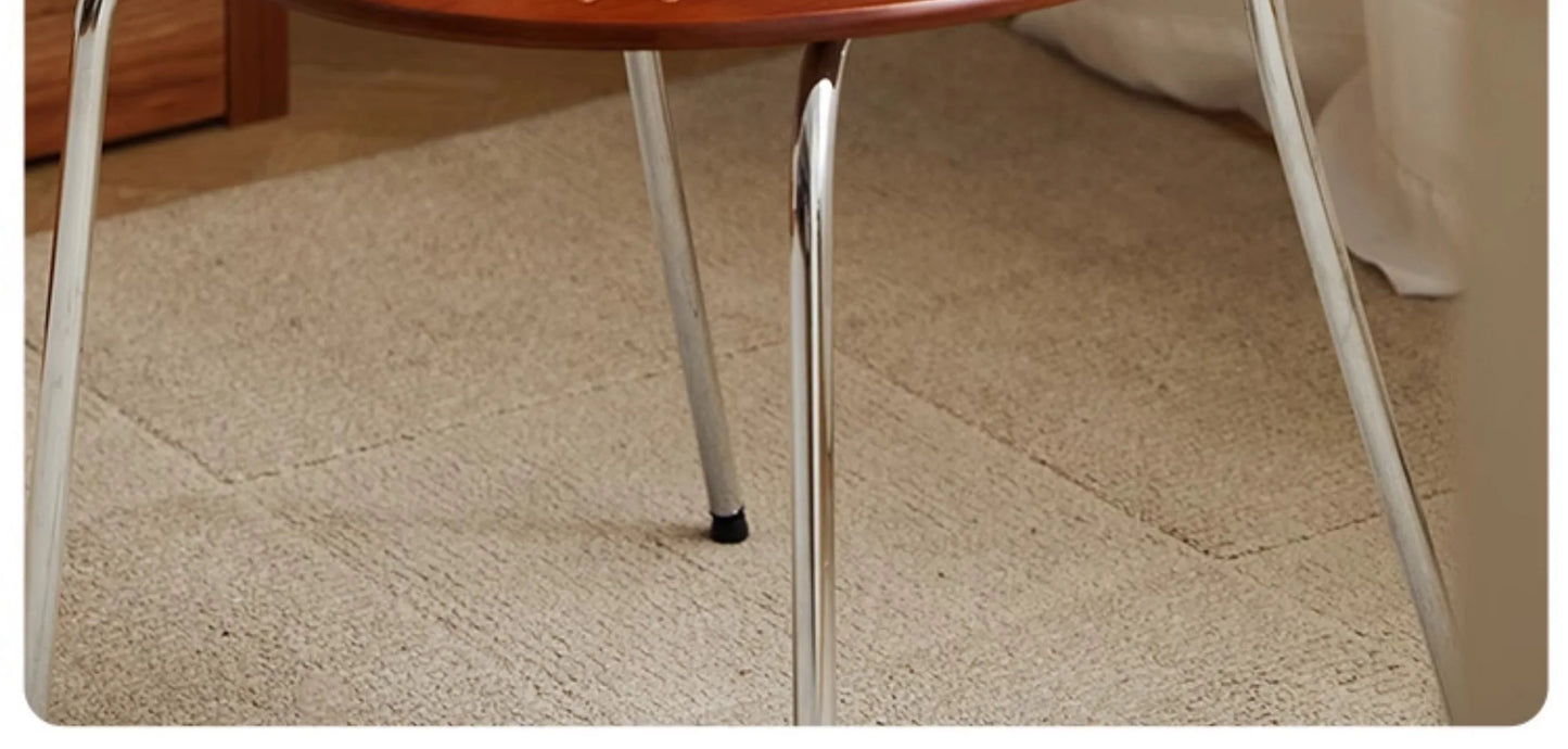 Home Furniture Restaurant Dining Chairs Living Room Leisure Chair Customized Stainless Steel Chairs Single Backrest Armchair