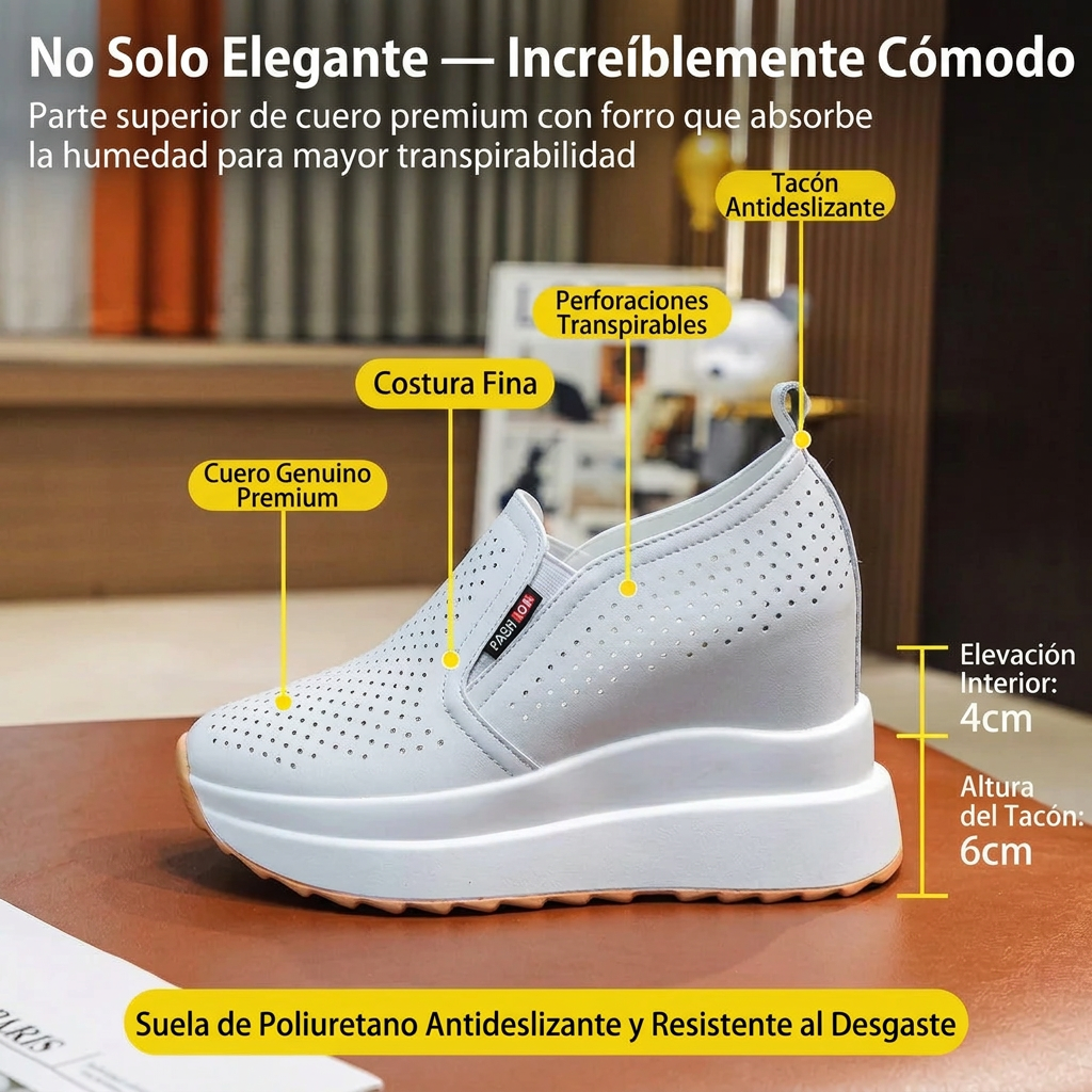 10cm Microfiber Platform Heel Wedge Shoe Sneakers Pumps White Platform Air Mesh Hollow Pumps Shoes Summer Women Zapatos de Mujer
