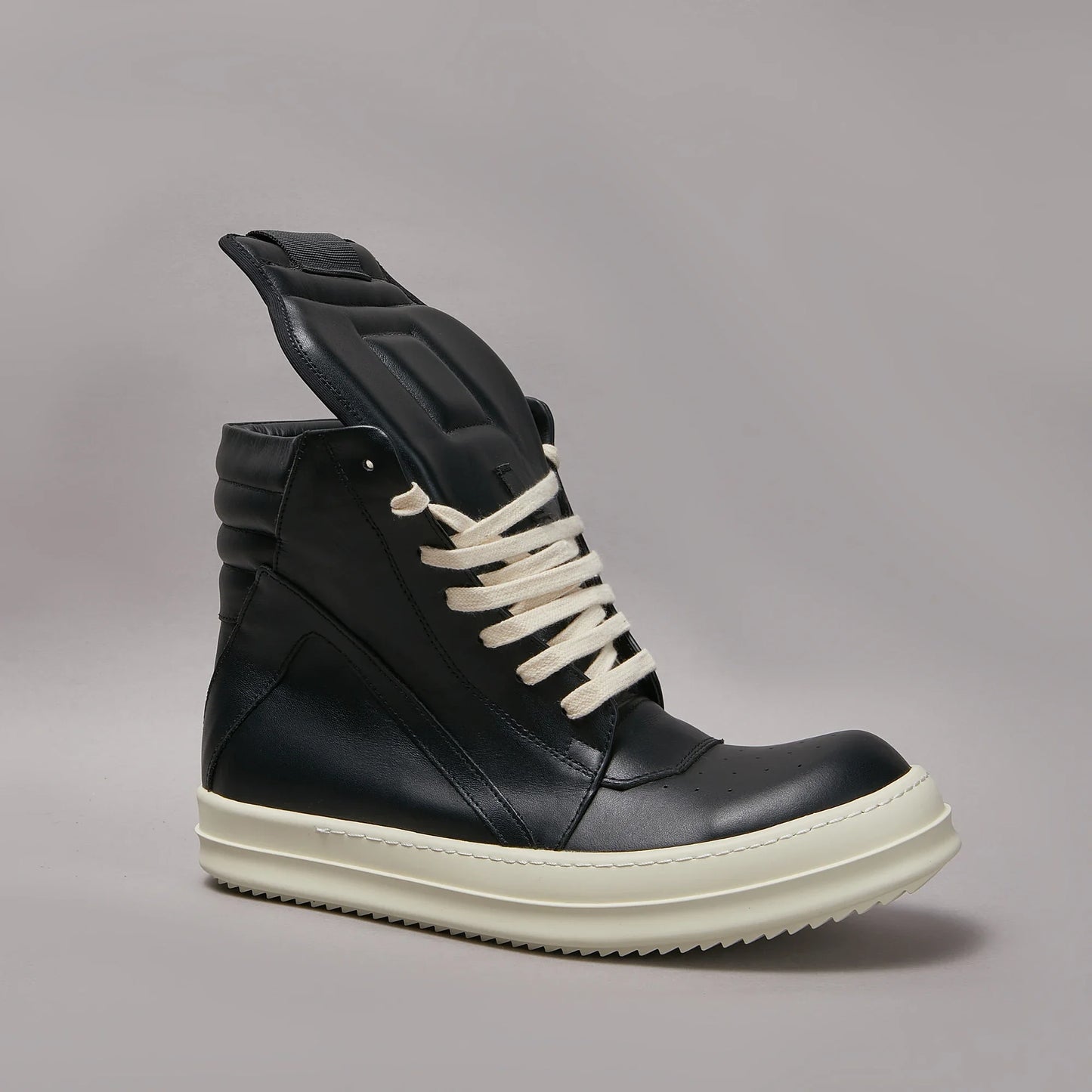 Luxury Brand Men Shoe Genuine Leather Casual Shoes High Top Zipper Lace-up Women Black Sneakers Top Quality Platform Ankle Boot