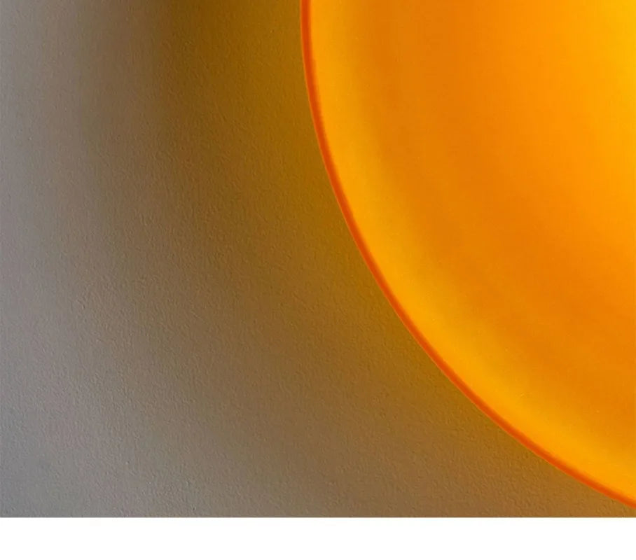 Modern Glass Pendant Lights Kitchen Restaurant Hanging Lamp Ceiling Chandeliers Nordic Decoration Denmark Orange Decor Lighting