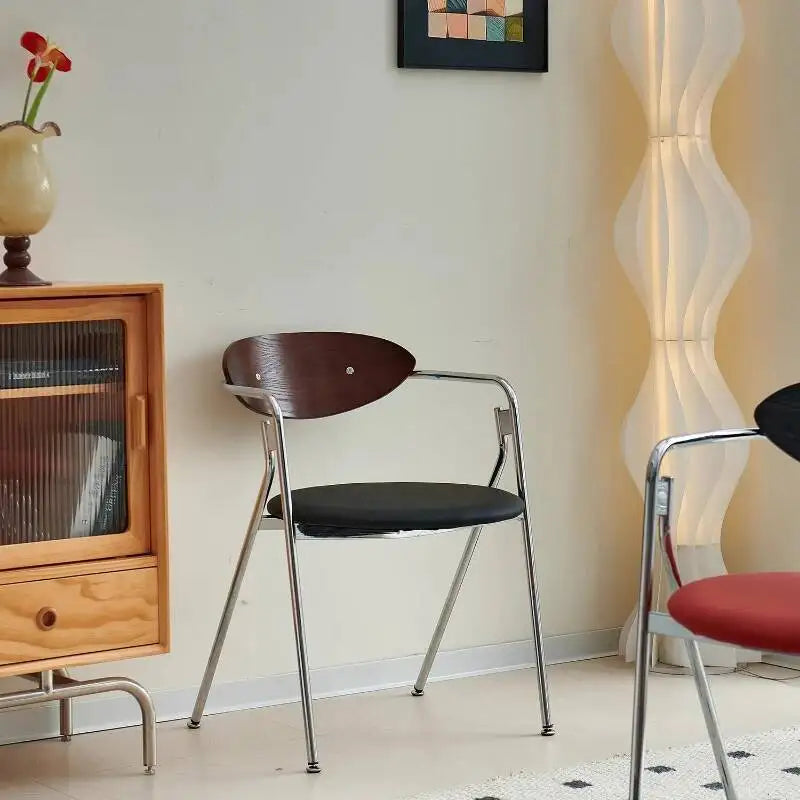 Bar Accent Dining Chairs Living Room Bedroom Balcony Makeup Waiting Dining Chairs Minimalist Lounge Sillas Kitchen Furniture