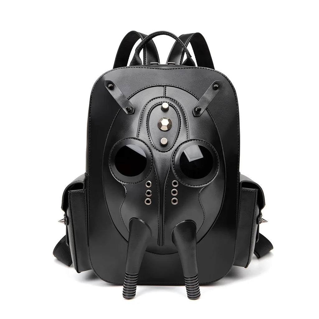Halloween Punk Large Capacity Backpack Creative Niche Handbag Gothic Style Bookbag Heavy Industry Creative Computer Handbag