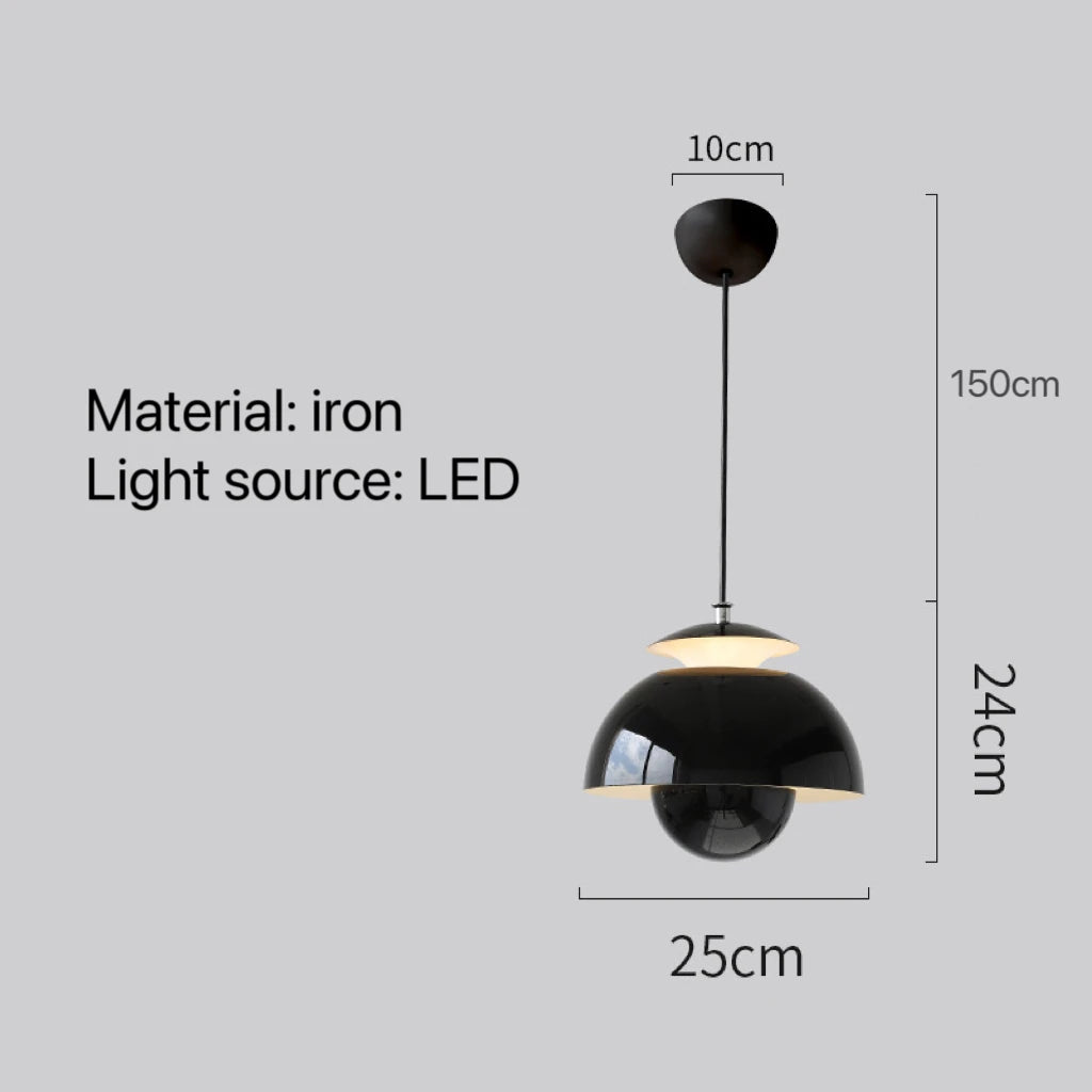 Modern Flower Bud Pendant Lamp Bedroom Bedside Study Bathroom Restaurant Bar Counter Led Hanging Light Lighting Home Decoration