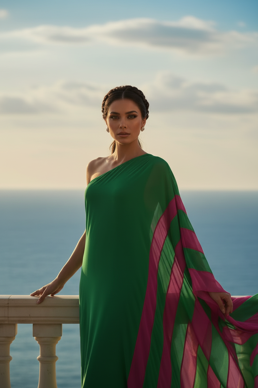 Boho Sexy One Shoulder Loose Maxi Dress Womens Spring Elegant Color Block Long Party Dress Summer Backless Hollow Vacation Dress
