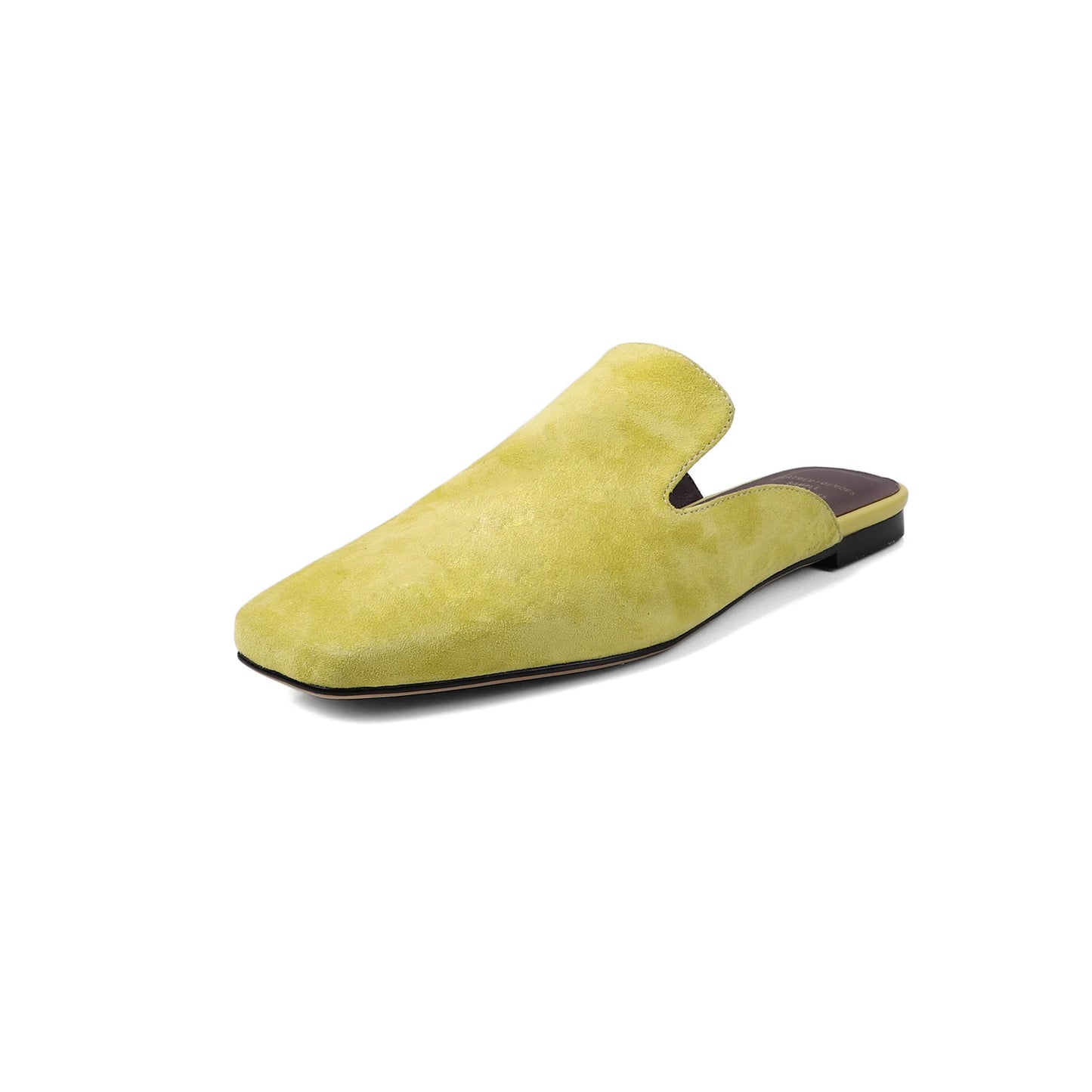 New Genuine Leather Kid Suede Flat Shoes Slippers Women Covered Toe Natural Leather Casual Slippers Female Daily Walk Slippers