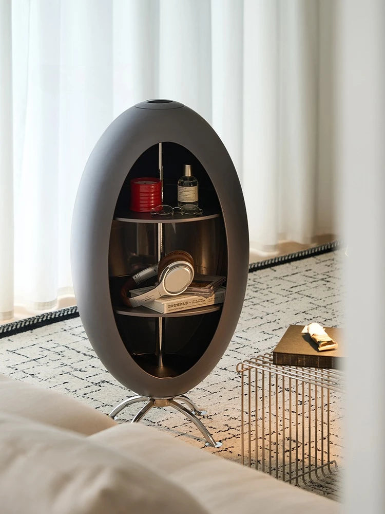 Home Decor Creative Rocket Cabinet Living Room Sofa Side Corner Snack Storage Rack Children's Room Multi Functional Bookshelf