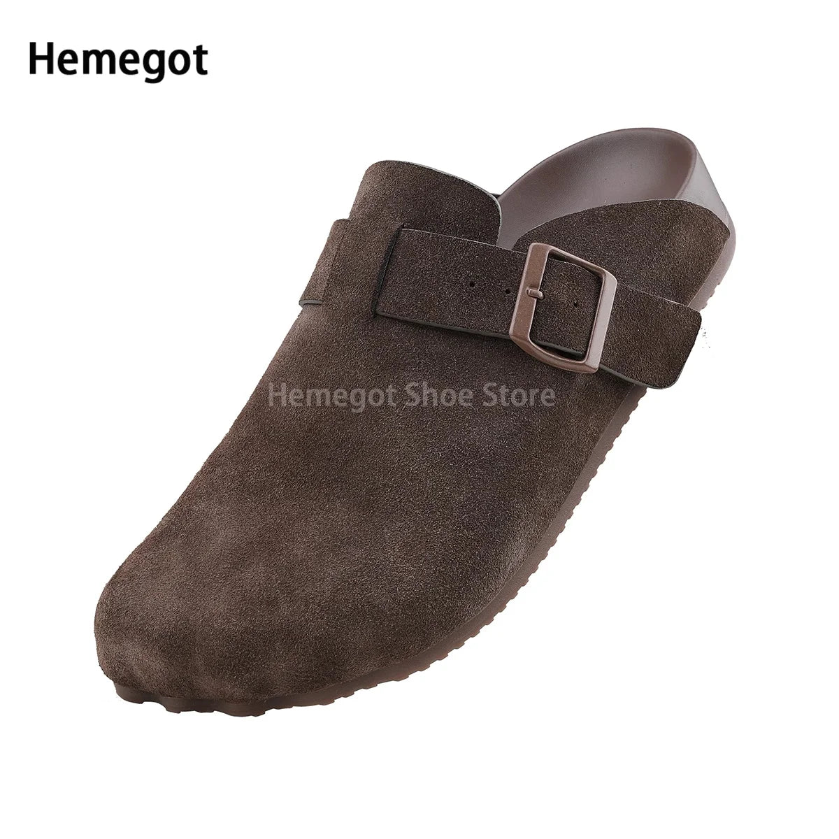 Five Finger Cowhide Slippers for Men Bao Toe Slides Male Mueller Shoes Couple Casual Shoes Breathable External Wearing Slippers