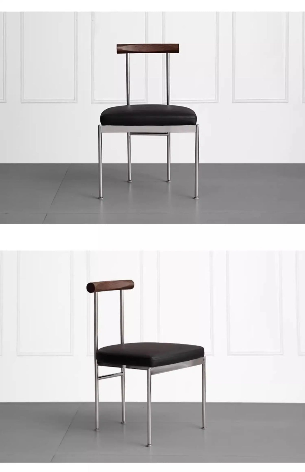 Bauhaus Style Dining Chair Household Restaurant Seat Ergonomic Backrest Desk Chair Modern Study Office Side Chair for Home