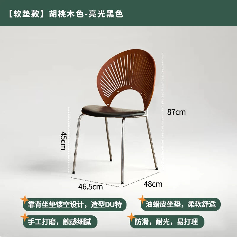 Home Furniture Restaurant Dining Chairs Living Room Leisure Chair Customized Stainless Steel Chairs Single Backrest Armchair