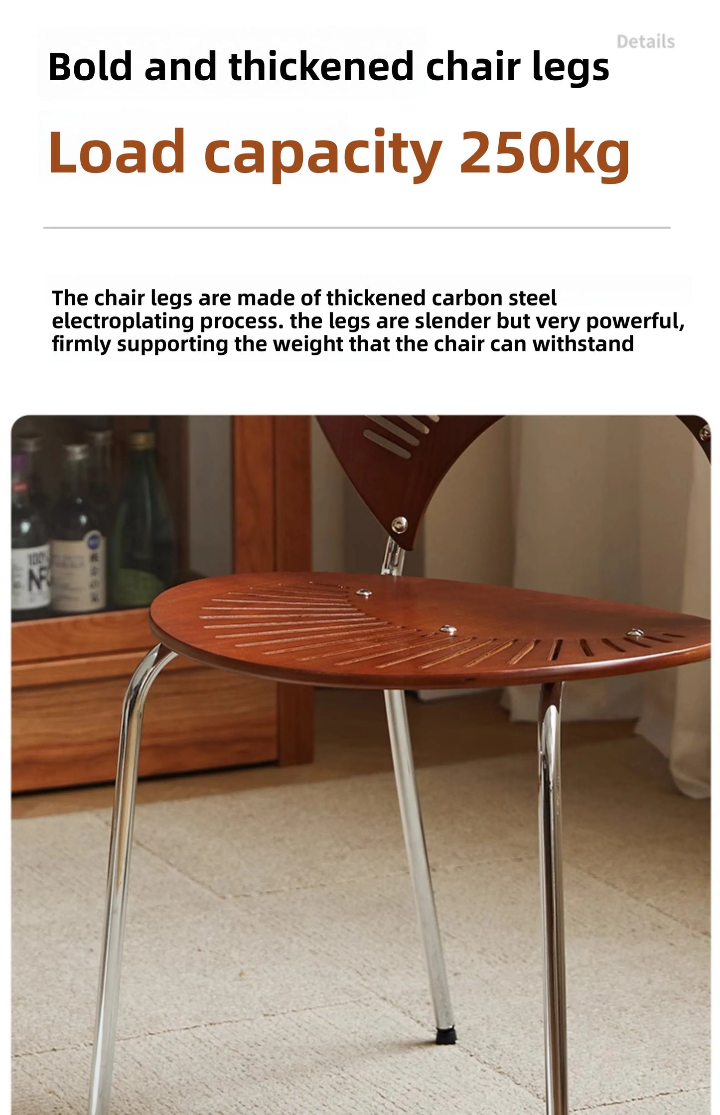 Home Furniture Restaurant Dining Chairs Living Room Leisure Chair Customized Stainless Steel Chairs Single Backrest Armchair