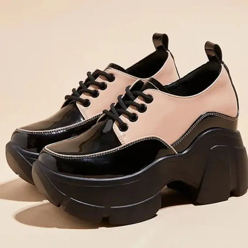2023  Height Increasing Trend Clunky Casual Women's Sneaker Platform heels Shoes 8cm