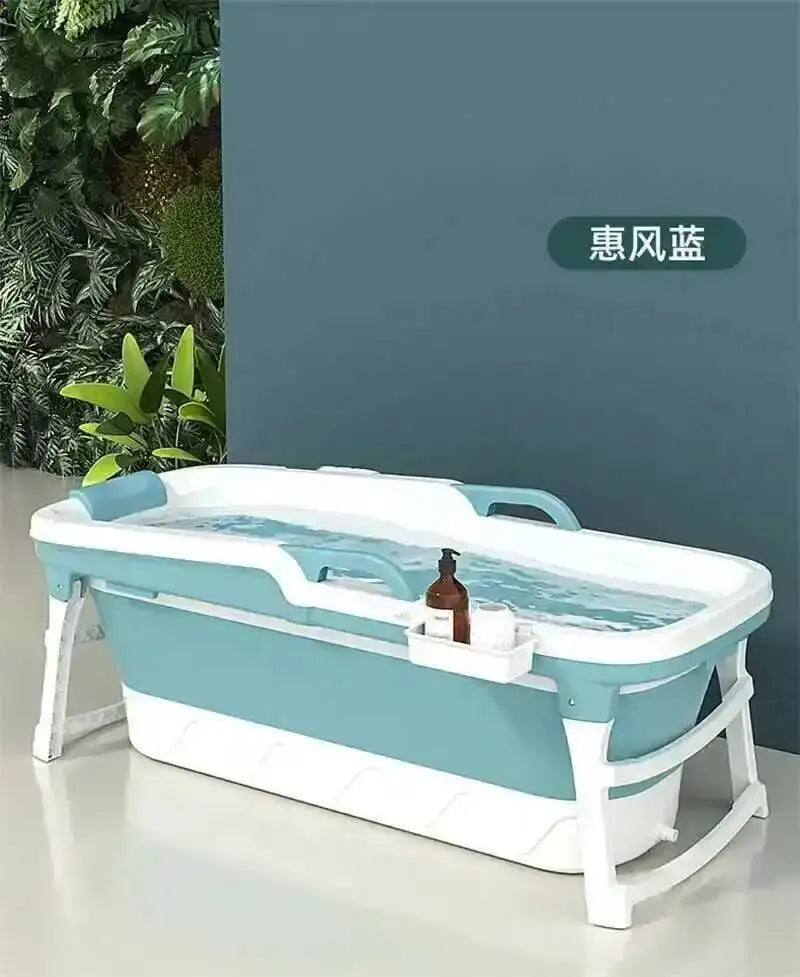 Tub Bathtubs Adult Folding bathtub Household Foaming hot Simple Adult Bathing Tub Full Body Sweat Portable Steam Bathing Basin