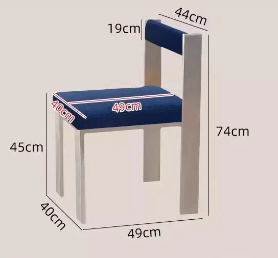 Bauhaus Dopamine Kitchen Island Chair Stainless Steel Designer Dining Seat Multi Function for Home and Vanity