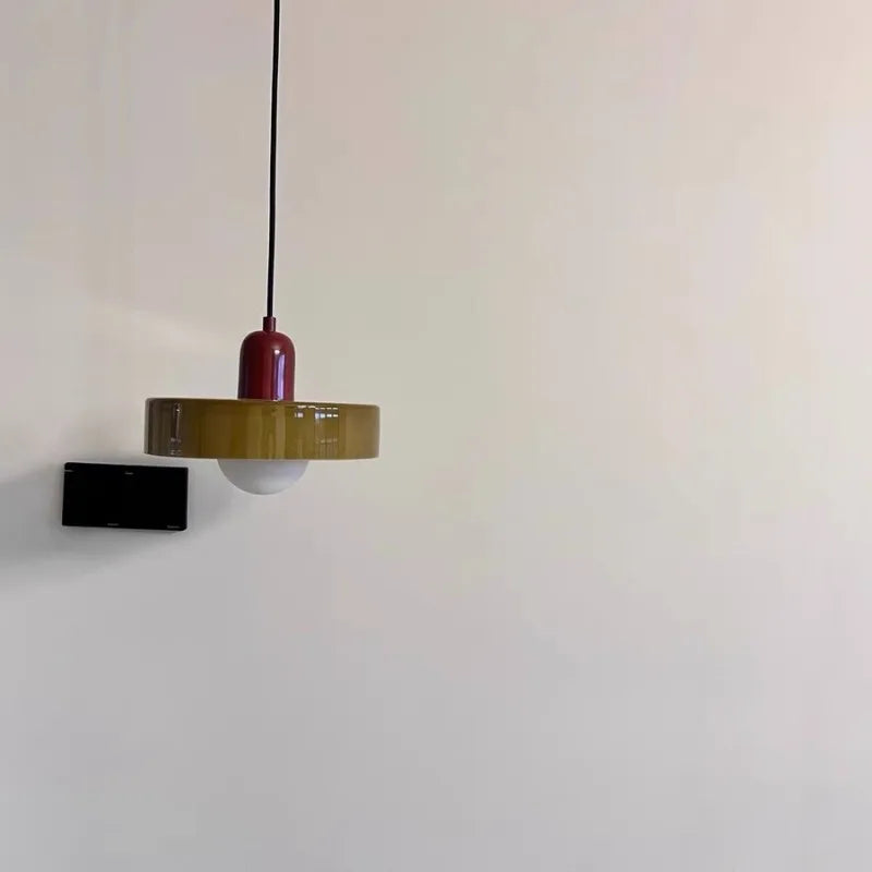 Modern Glass Pendant Lights Kitchen Restaurant Hanging Lamp Ceiling Chandeliers Nordic Decoration Denmark Orange Decor Lighting