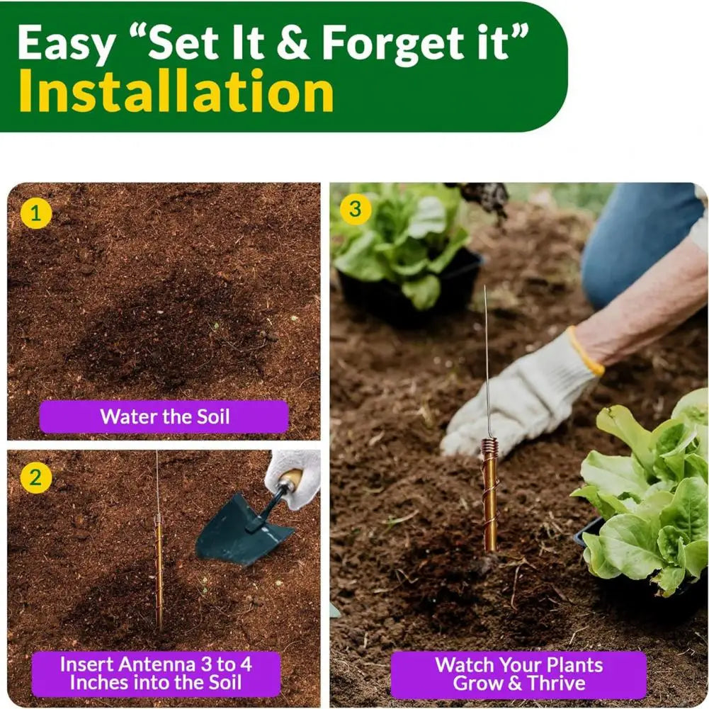 Pure Spiral Antenna for Plants Electroculture Gardening Stakes Wire Coil Antennas for Gardening Electroculture High for Indoor