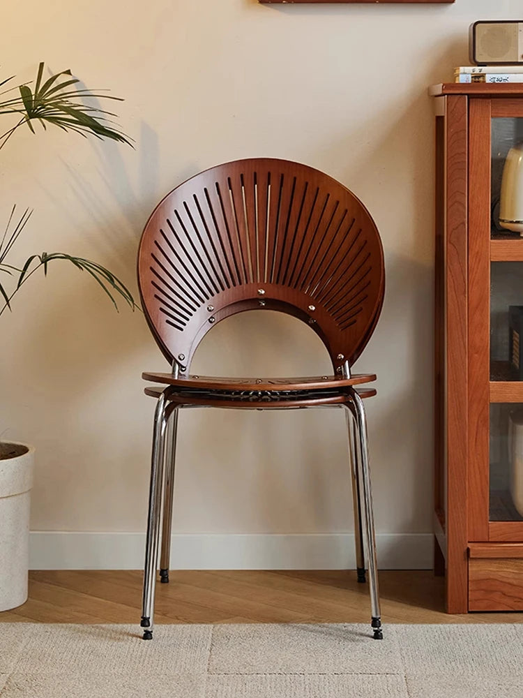 Home Furniture Restaurant Dining Chairs Living Room Leisure Chair Customized Stainless Steel Chairs Single Backrest Armchair