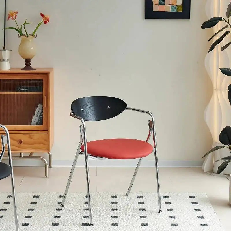 Bar Accent Dining Chairs Living Room Bedroom Balcony Makeup Waiting Dining Chairs Minimalist Lounge Sillas Kitchen Furniture