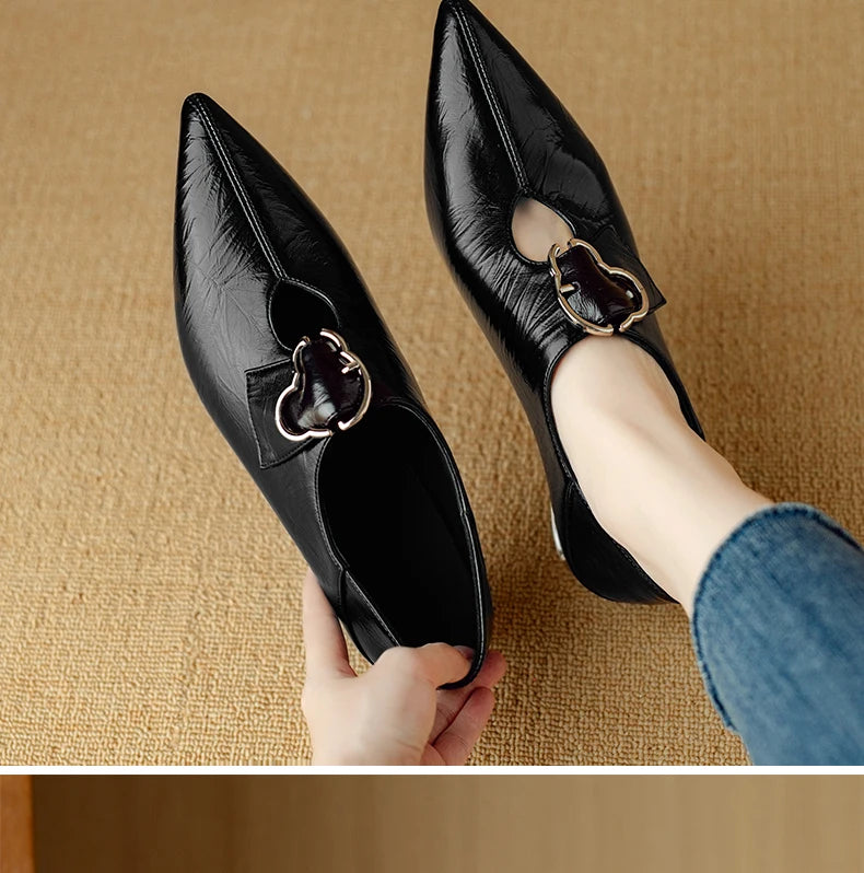 Ods High Heel Women's Thin Heels 2024 New Spring/Summer/Autumn/Winter Korean Edition Pointed Women's Temperament High Heel Women