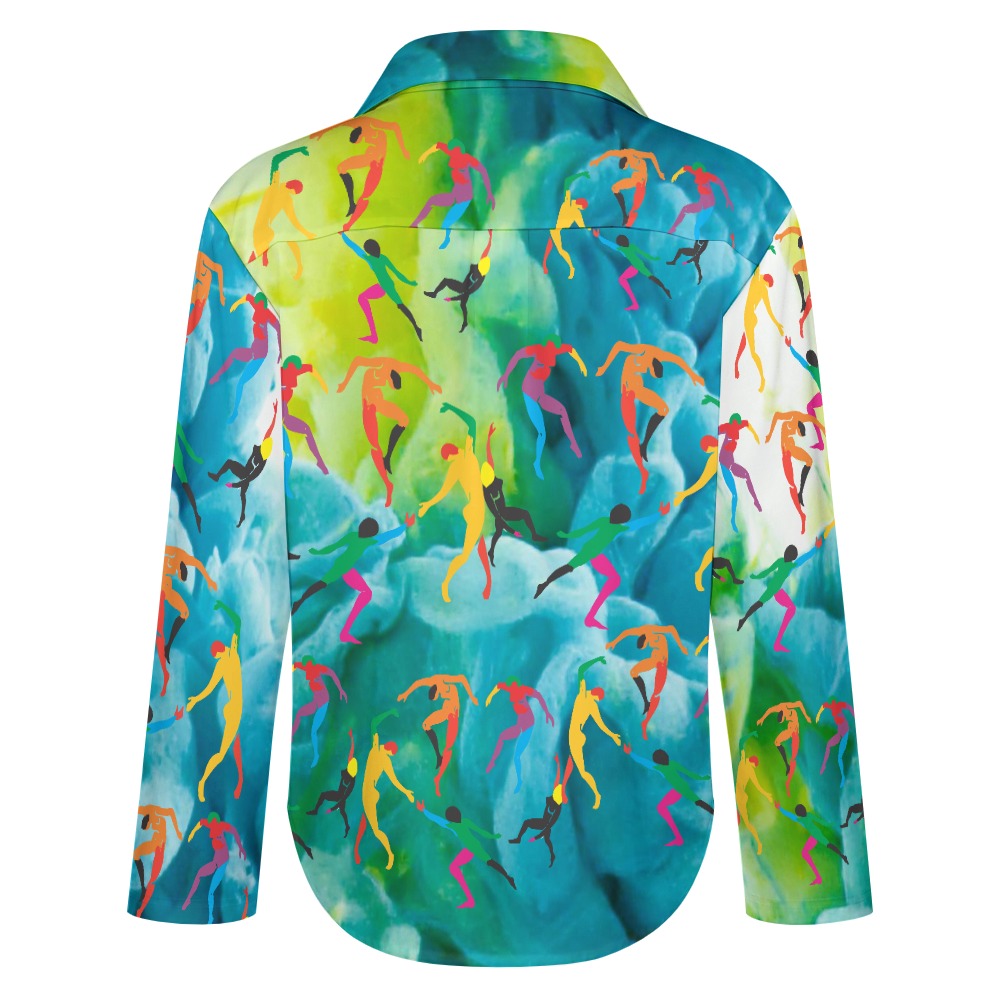 Solstice Matisse dancers Cropped hem shirt