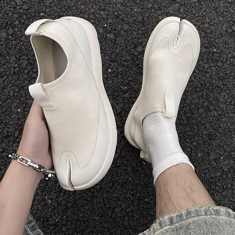 Infashion Lightweight Soft Bottom Loafers Split Toe Half Solstice Style Slippers