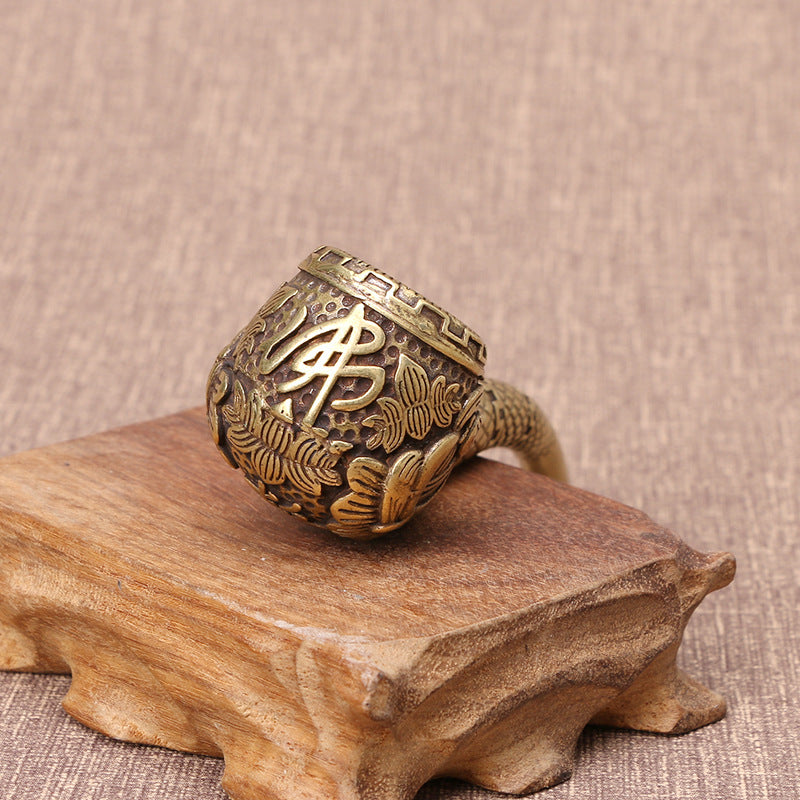 Antique Pure Copper Old-fashioned Traditional Large Copper Smoker