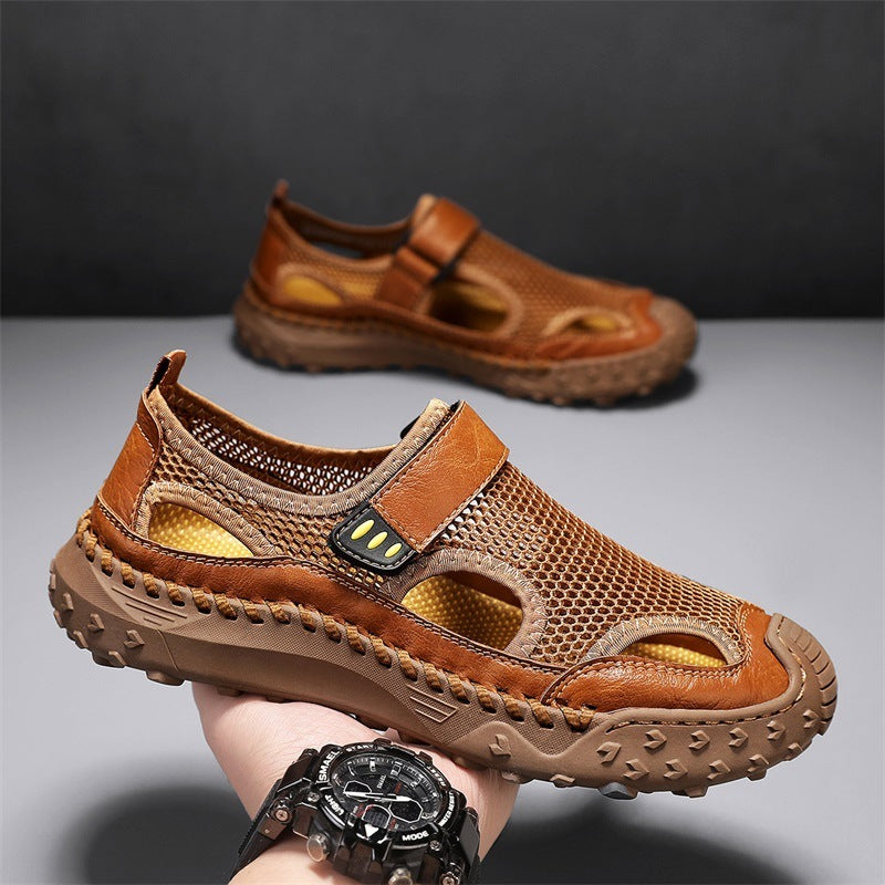 SOLSTICE Summer Outdoor Casual Hollow Mesh Surface Breathable Men's Sandals