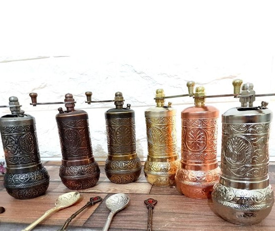 Pepper Copper Alloy Manual Grinding Device Portable Kitchenware