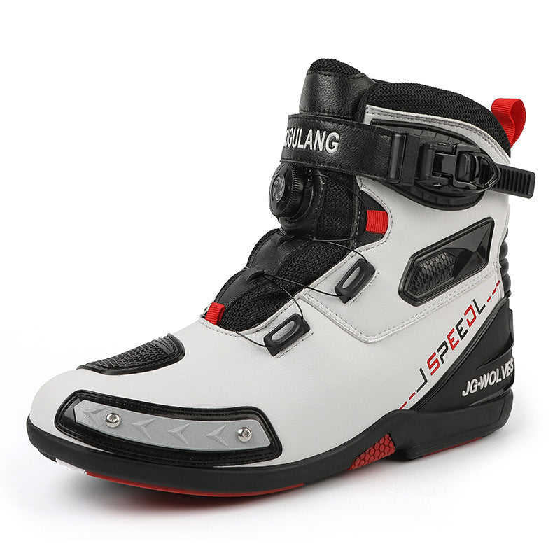 Solstice Men's Knight Motorcycle Shoes Waterproof Non-slip