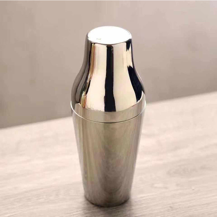 Stainless Steel Copper Plated Two-section Cocktail Shaker 650ml Tail Wine Shaker