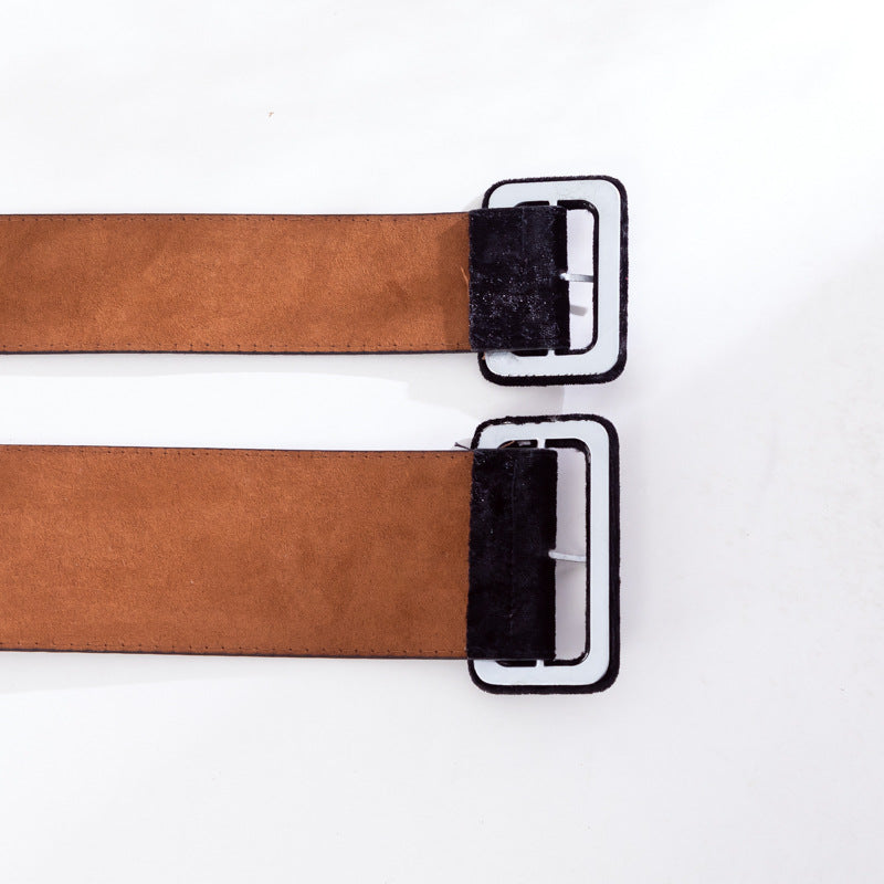 Autumn And Winter Timeless Golden Silk Velvet Belt Ladies