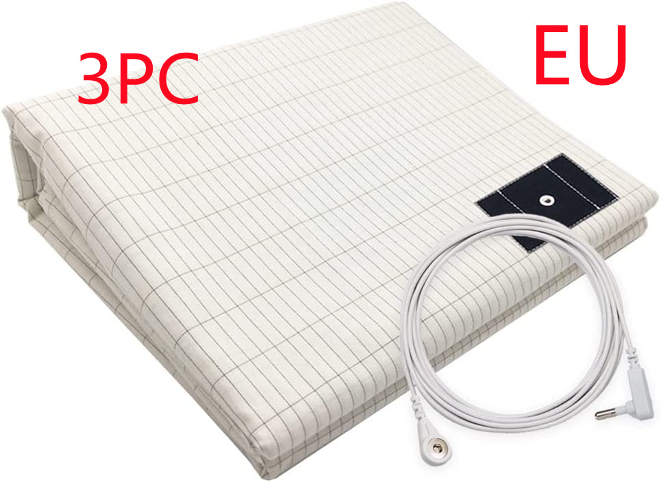 Sleep well, tangerine dreams with  Grounding Silver Cotton Bed Sheet Grounding Mat Anti-static Bed Sheet