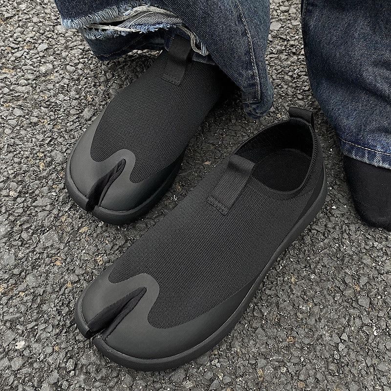 Infashion Lightweight Soft Bottom Loafers Split Toe Half Solstice Style Slippers