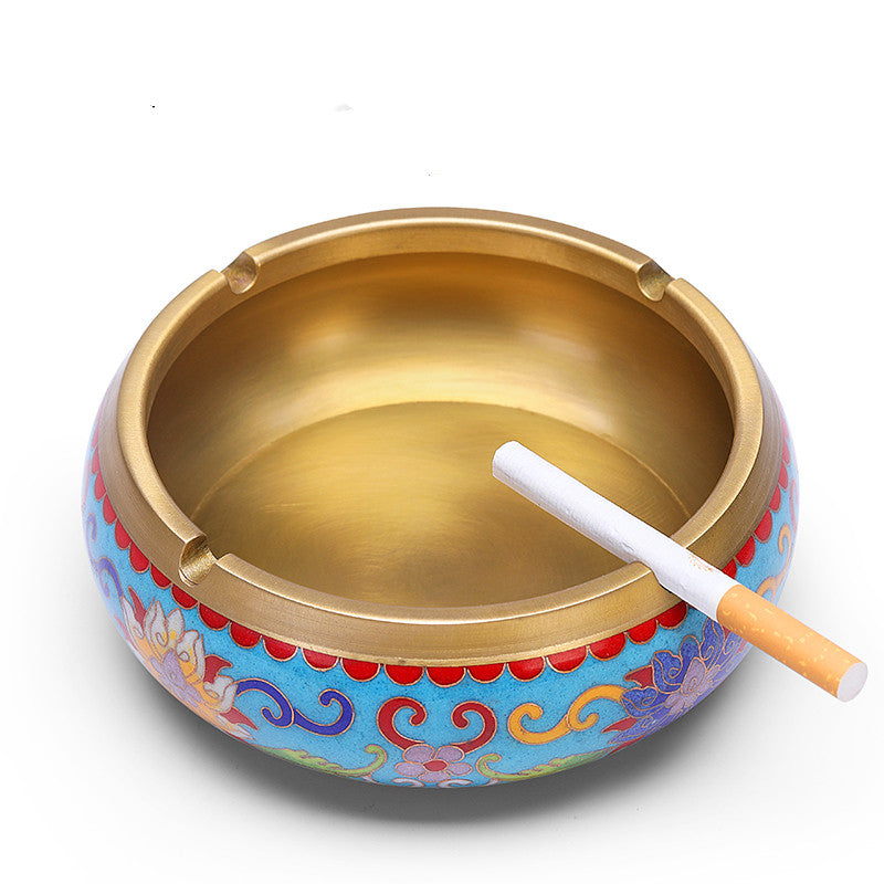 Pure Copper Ashtray Home Indoor Living Room Office Creative
