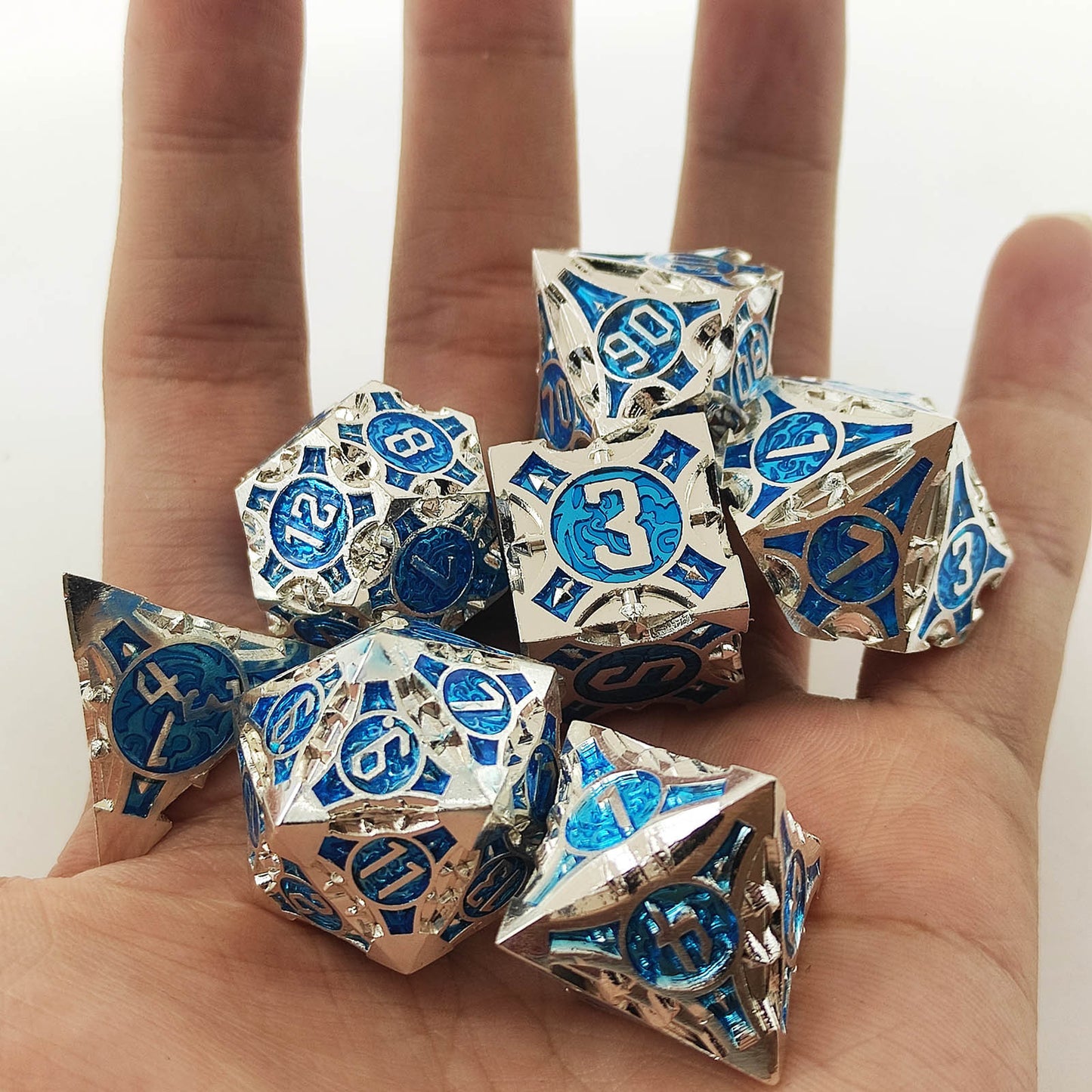 Board Game Props Pure Copper Metal Solid Dice