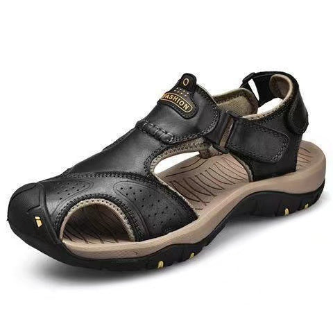 Leather Summer Casual Beach Men Closed  Toe Solstice Style Shoes