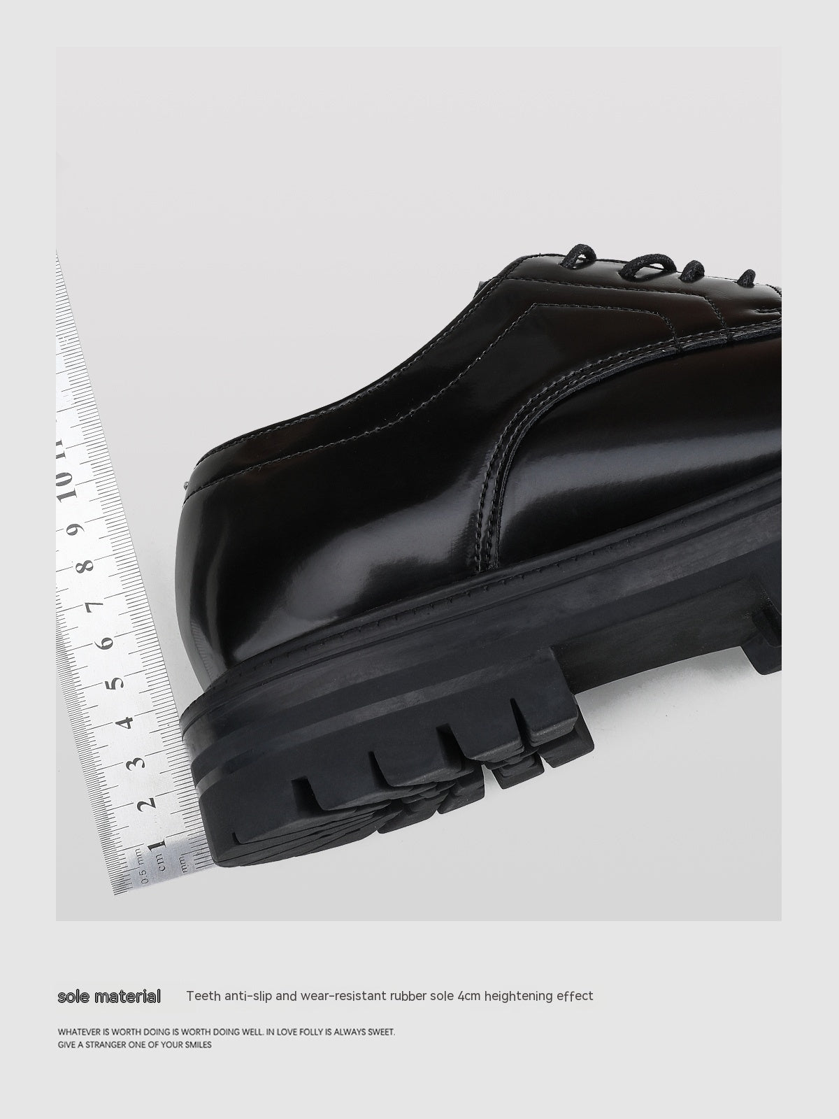 Cool Cut Thick Sole Casual Split Toe Leather Solstice Style Shoes