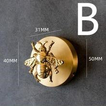 Retro Copper Punch-Free Animal Hook/ Nordic Light Luxury