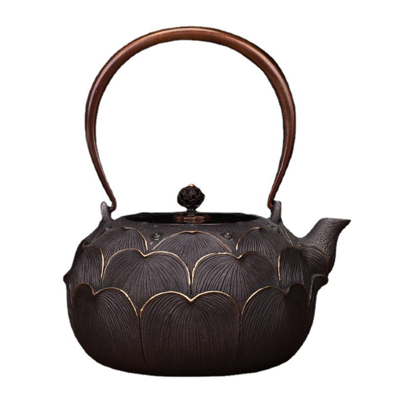 Pot Original Iron Uncoated Gilding Tea Set Copper Burner