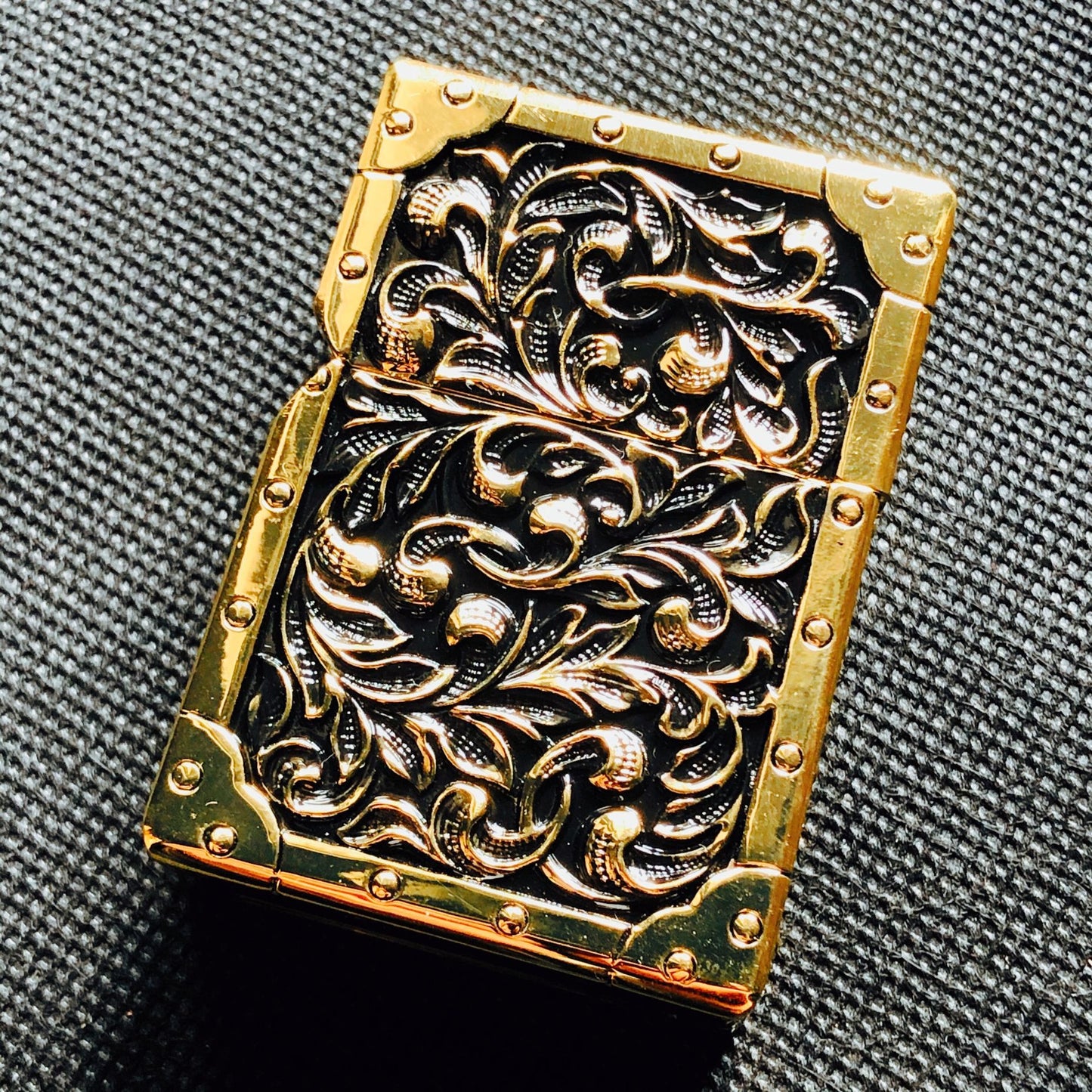 Pure Copper Five-sided Windproof Kerosene Lighter Armor