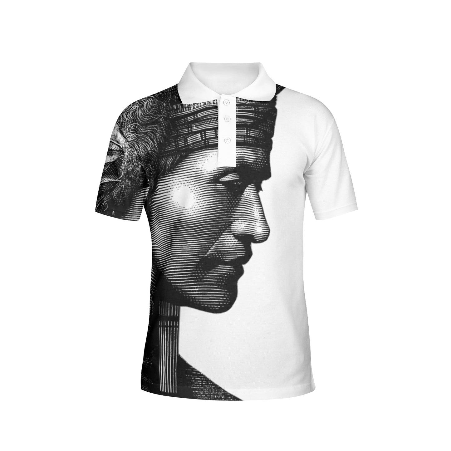 Solstice Native engravement  Men's All-Over Print Polo Shirts