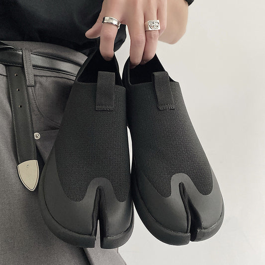 Infashion Lightweight Soft Bottom Loafers Split Toe Half Solstice Style Slippers